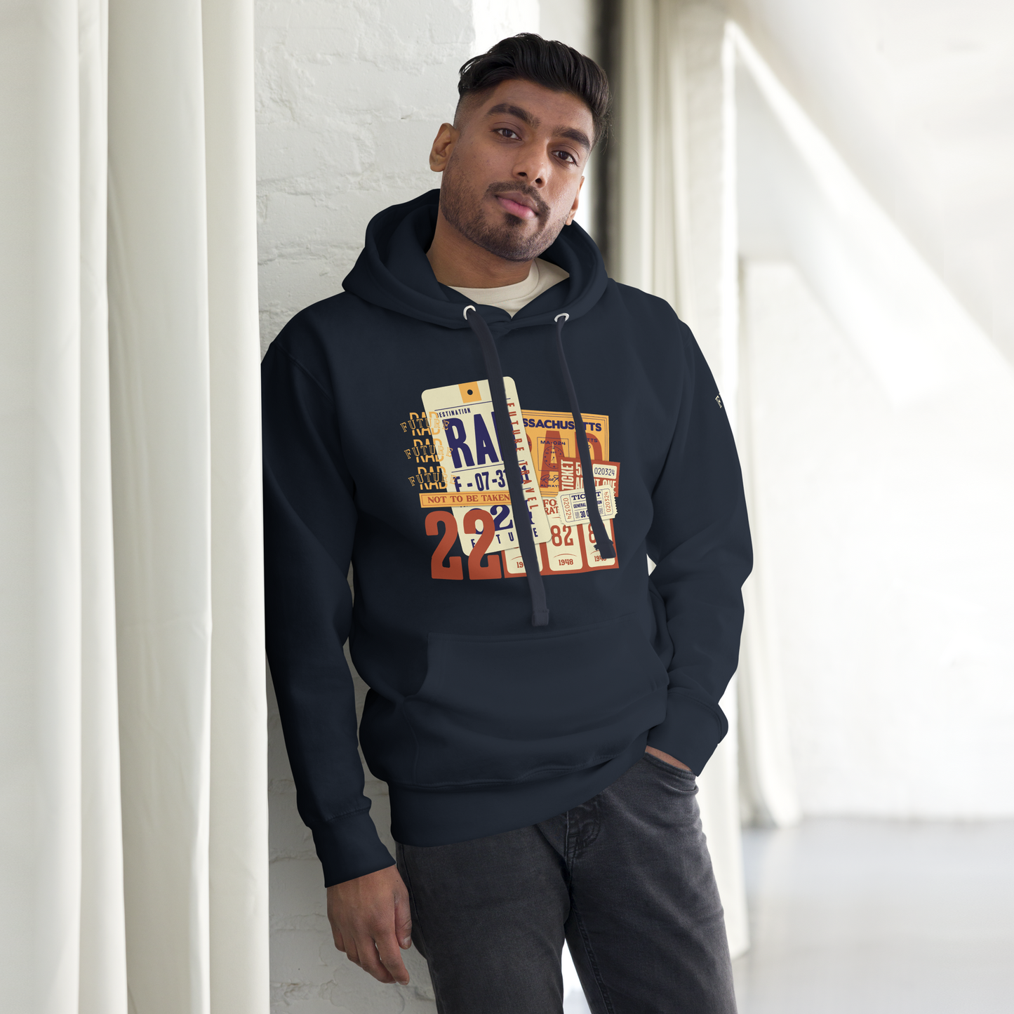 Unisex Hoodie - Vintage Inspired Digital Collage