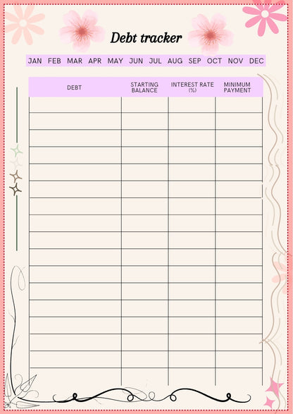 Monthly Budget Planner