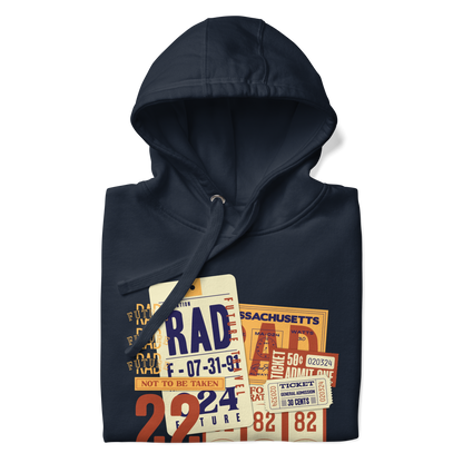 Unisex Hoodie - Vintage Inspired Digital Collage