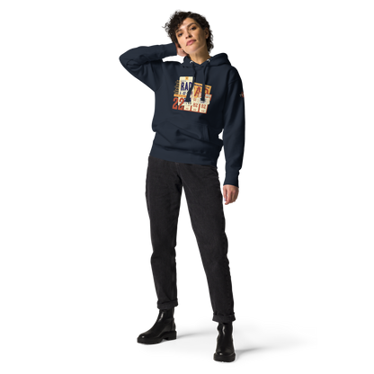 Unisex Hoodie - Vintage Inspired Digital Collage