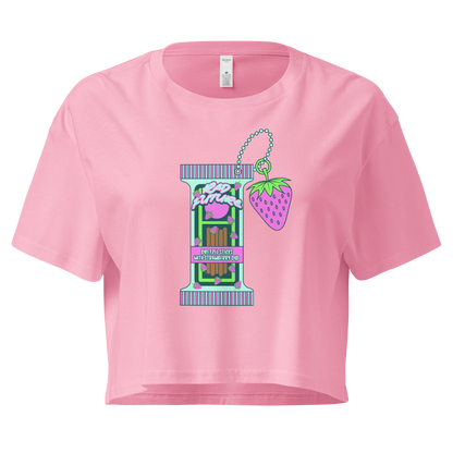 Strawberry Dip Women’s crop top