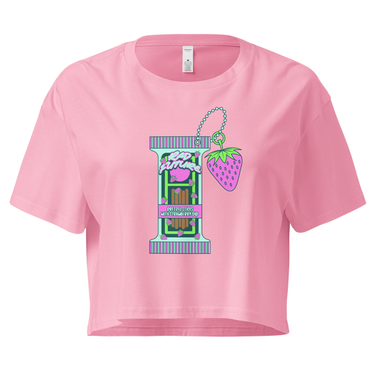 Strawberry Dip Women’s crop top