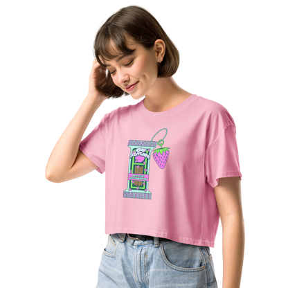 Strawberry Dip Women’s crop top
