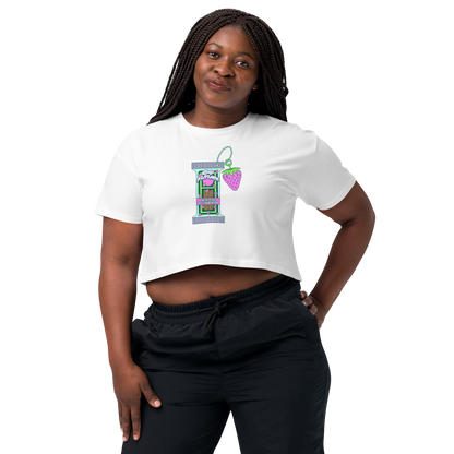 Strawberry Dip Women’s crop top