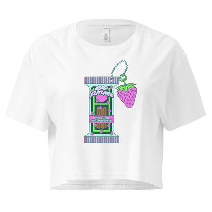 Strawberry Dip Women’s crop top